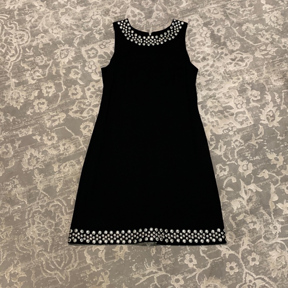 Trina Turk black studded dress